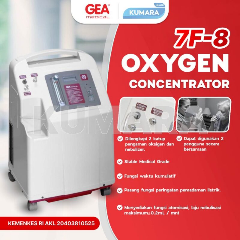 GEA - Oxygen Concentrator 8 Liter 7F-8 / Mesin Penghasil Oksigen 1 ginee 20260105114823215 8817972754