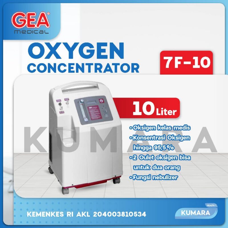 GEA - Oxygen Concentrator 10 Liter 7F-10 / Mesin Penghasil Oksigen 1 ginee 20260105114833507 9570512682