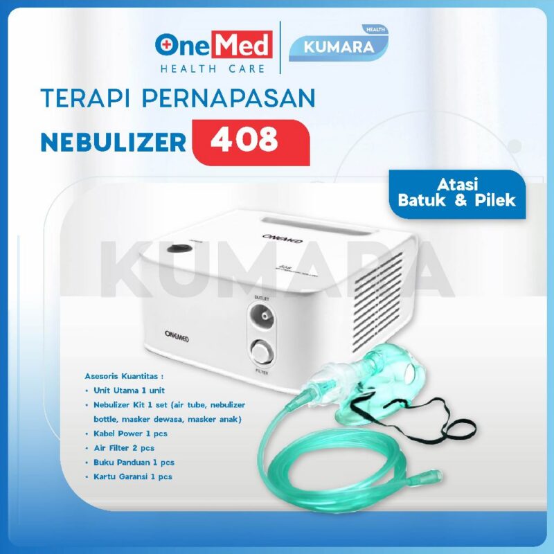 ONEMED - Nebulizer 408 / Air Compressing Nebulizer 1 ginee 20260105120900789 0687509970