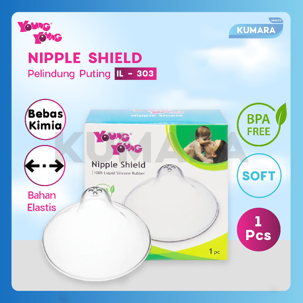 YOUNG YOUNG - Nipple Shield IL-303 / Pelindung Puting 1 YOUNG YOUNG - Nipple Shield IL-303 / Pelindung Puting
