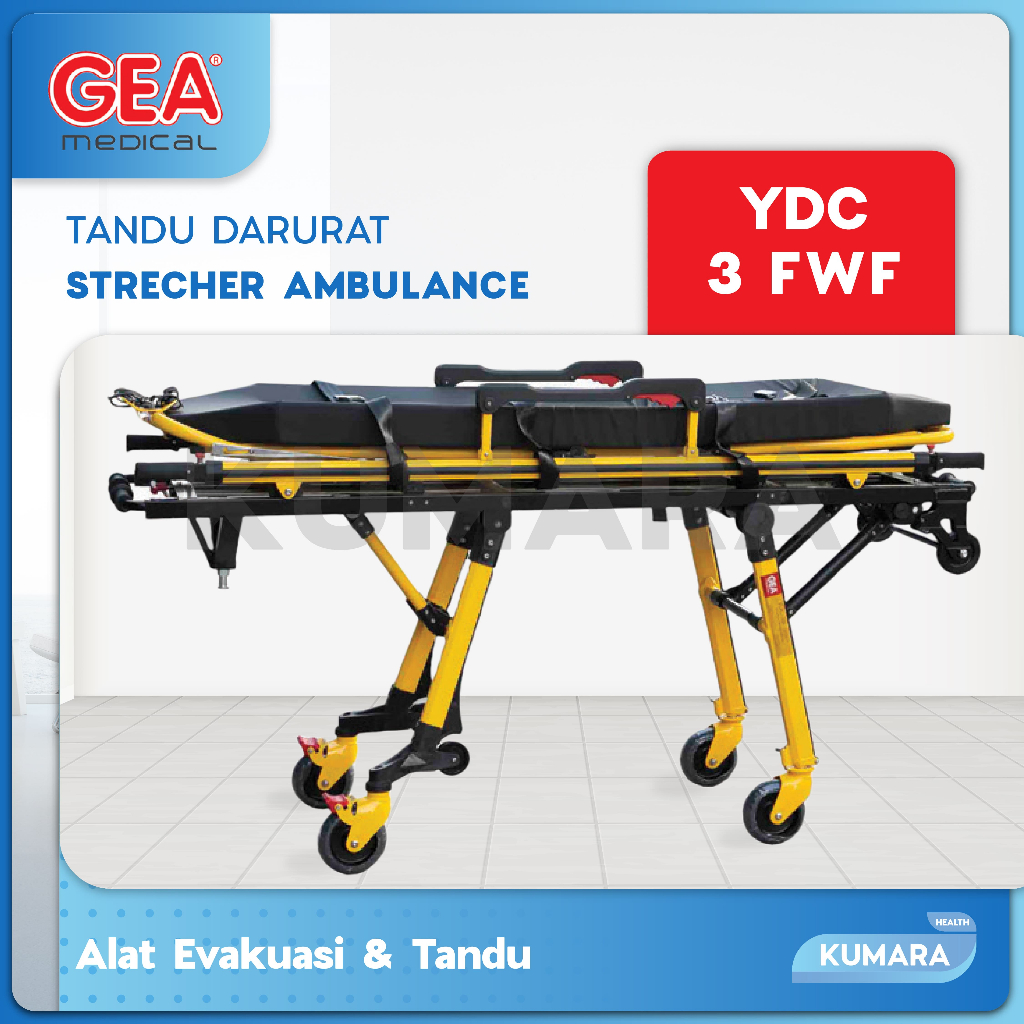 GEA - Emergency Stretcher Ambulance YDC 3 FWF / Emergency Stretcher / Brankar Ambulance 1 GEA - Emergency Stretcher Ambulance YDC 3 FWF / Emergency Stretcher / Brankar Ambulance