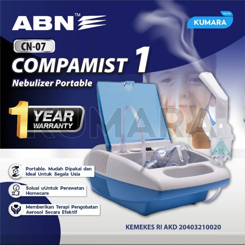 ABN - Nebulizer Compamist 1 Compressor Nebulizer / Alat Inhalasi 1 ginee 20260105145933665 4762739890