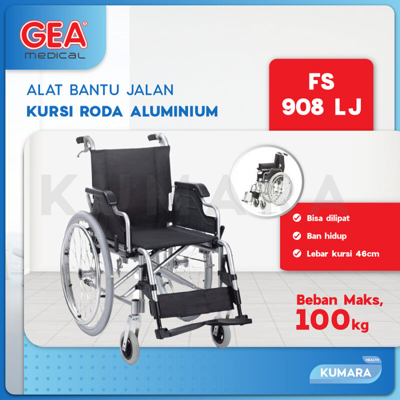 GEA - Kursi Roda Standard Alumunium FS 908 LJ 1 ginee 20260105150538976 1560547982