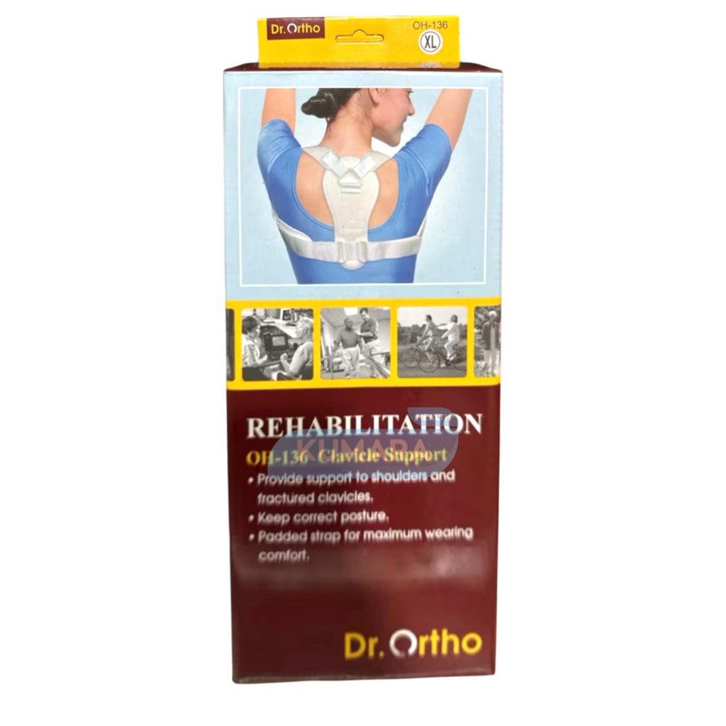 DR ORTHO - Clavicle Brace OH-136 Dewasa / Penyangga Punggung 1 DR ORTHO - Clavicle Brace OH-136 Dewasa / Penyangga Punggung