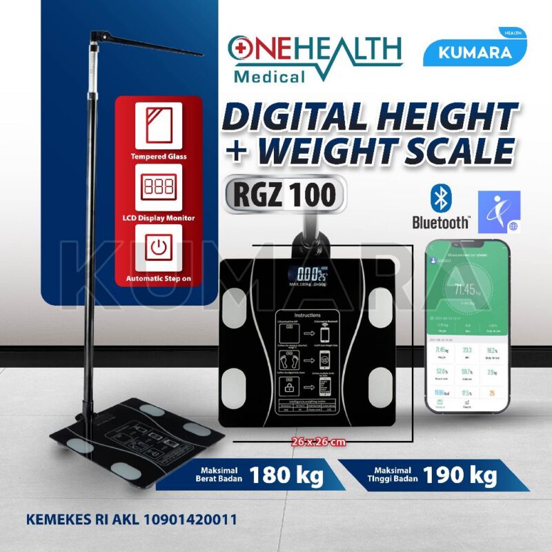 ONEHEALTH - Stadiometer + Timbangan Badan BMI Bluetooth RGZ 100 1 ginee 20260105171715280 9498518330
