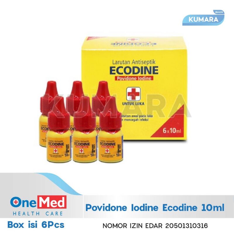 ONEMED - Ecodine 10 ml Pak isi 6 botol 1 ginee 20260105171928083 2736610556
