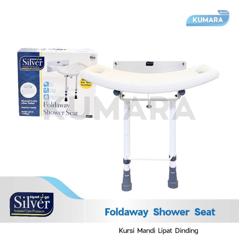 SOLEIL - Kursi Mandi Pasien Lipat Dinding / Foldaway Shower Seat 1 ginee 20260105172140119 5649181029