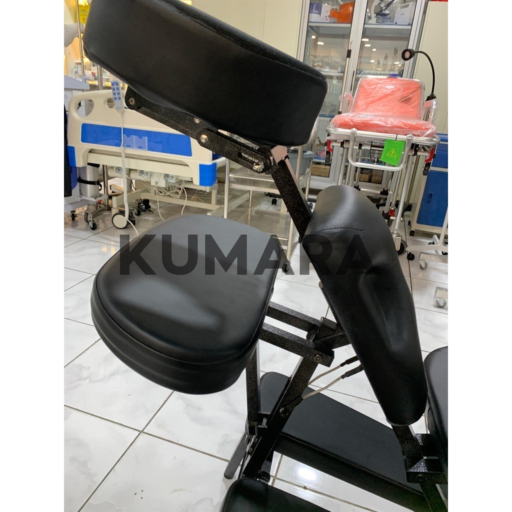 GALENA - Kursi Pijat Portabel / Kursi Fisio Pijat Hitam / Chair Massage Fisio Portable 2 GALENA - Kursi Pijat Portabel / Kursi Fisio Pijat Hitam / Chair Massage Fisio Portable - Image 2