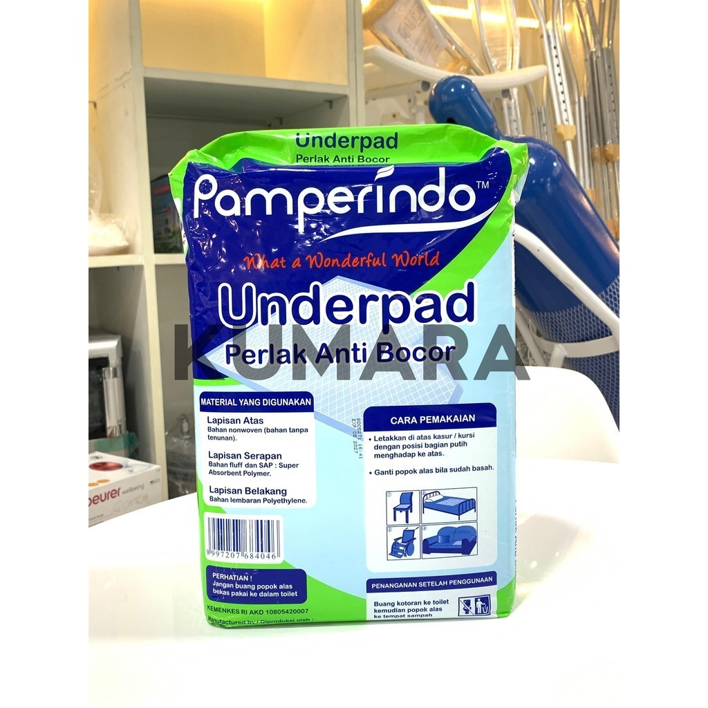 PAMPERINDO - Underpad Pamperindo 60X90 cm / Underpad Dewasa / Perlak Dewasa 2 PAMPERINDO - Underpad Pamperindo 60X90 cm / Underpad Dewasa / Perlak Dewasa - Image 2