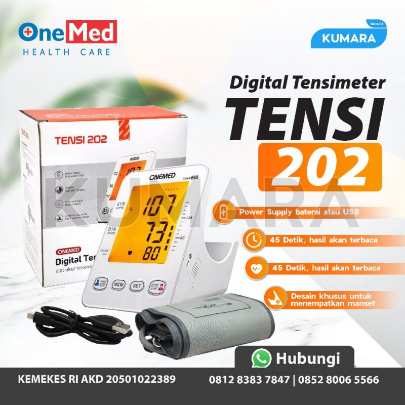 ONEMED - Tensimeter Digital 202 / Alat Cek Tekanan Darah Digital 1 ginee 20260105172633954 9517017341