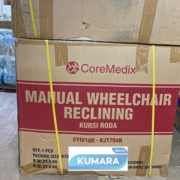 COREMEDIX - Kursi Roda 3in1 Commode + Selonjor + Reclining / Kursi Roda BAB KJT 704 B 4 COREMEDIX - Kursi Roda 3in1 Commode + Selonjor + Reclining / Kursi Roda BAB KJT 704 B - Image 4