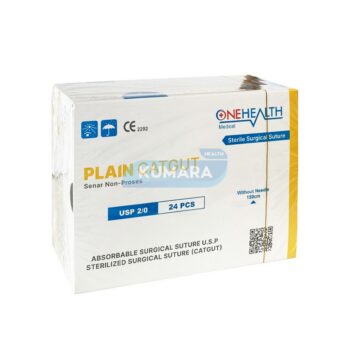 ONEHEALTH - Catgut Plain Tanpa Jarum / Benang Jahit Plain Pcs 4 ginee 20260106105252760 5164654616