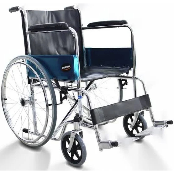 ONEMED - Kursi Roda Standar Rumah Sakit GWS 809 / Chromed Wheelchair 3 ONEMED - Kursi Roda Standar Rumah Sakit GWS 809 / Chromed Wheelchair - Image 3
