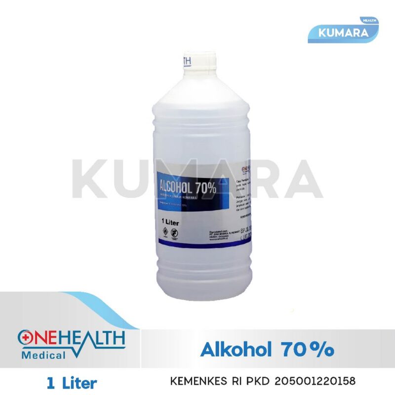 ONEHEALTH - Alcohol 70% 1 Liter 1 ginee 20260106111221622 0809989562