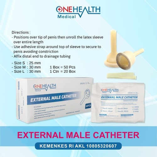 ONEHEALTH - Condom Catheter Latex / External Male Catheter Pcs 1 ONEHEALTH - Condom Catheter Latex / External Male Catheter Pcs