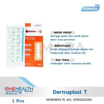ONEHEALTH - Dermaplast T Plester Transparant / Plester Luka Anti Air - Pcs 4 ginee 20260106111908746 1542916267