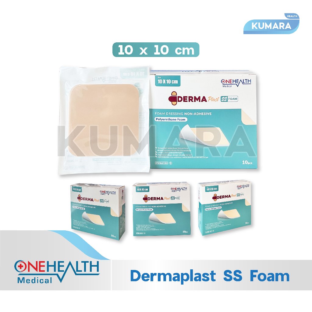 ONEHEALTH - Dermaplast SS Foam Dressing / Foam Pad Busa Silicon BOX 4 ONEHEALTH - Dermaplast SS Foam Dressing / Foam Pad Busa Silicon BOX - Image 4