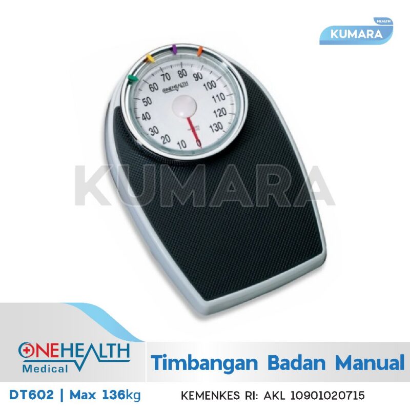 ONEHEALTH - Timbangan Badan Manual DT602 / Timbangan Analog Oval 1 ginee 20260106120200264 8502850898