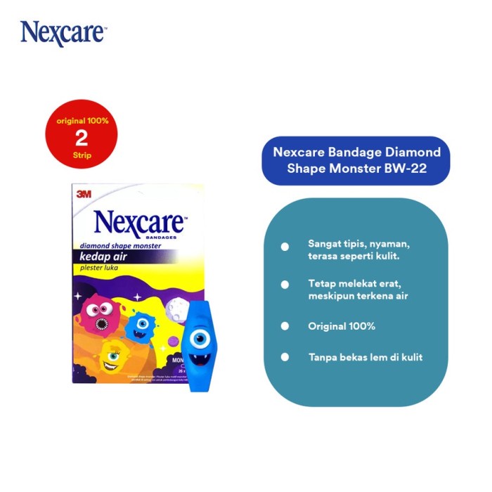3M- Bandages WP Printed Monster BW-22 / Sticker Plester Luka Anti Air 6 3M- Bandages WP Printed Monster BW-22 / Sticker Plester Luka Anti Air - Image 6
