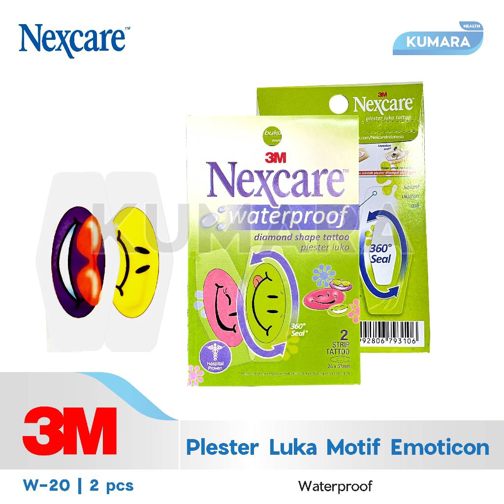 3M - Bandage Tatto Cool W-20 / Sticker Plester Luka Anti Air 1 3M - Bandage Tatto Cool W-20 / Sticker Plester Luka Anti Air