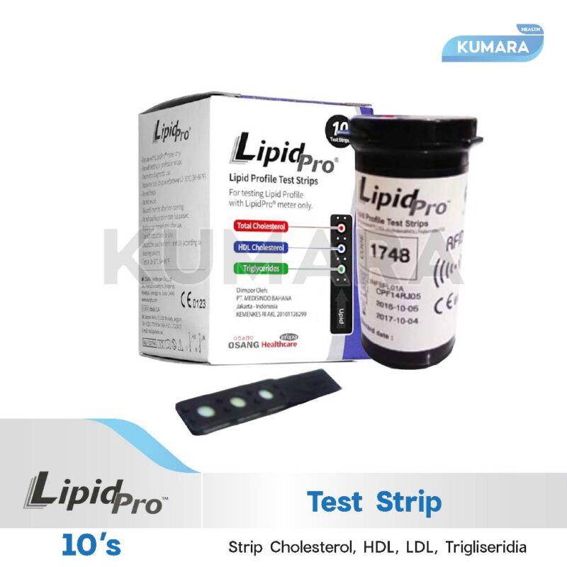 LIPID PRO - Test Strip isi 10's / Strip Tes Kolesterol Trigliserida HDL LDL 1 ginee 20260106120558238 4386102893