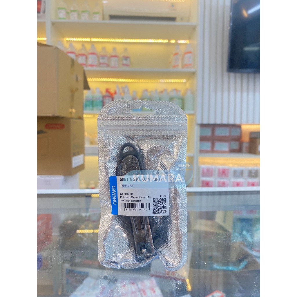 ONEMED - Gunting Kuku Stainless Steel BIG Pcs 3 ONEMED - Gunting Kuku Stainless Steel BIG Pcs - Image 3