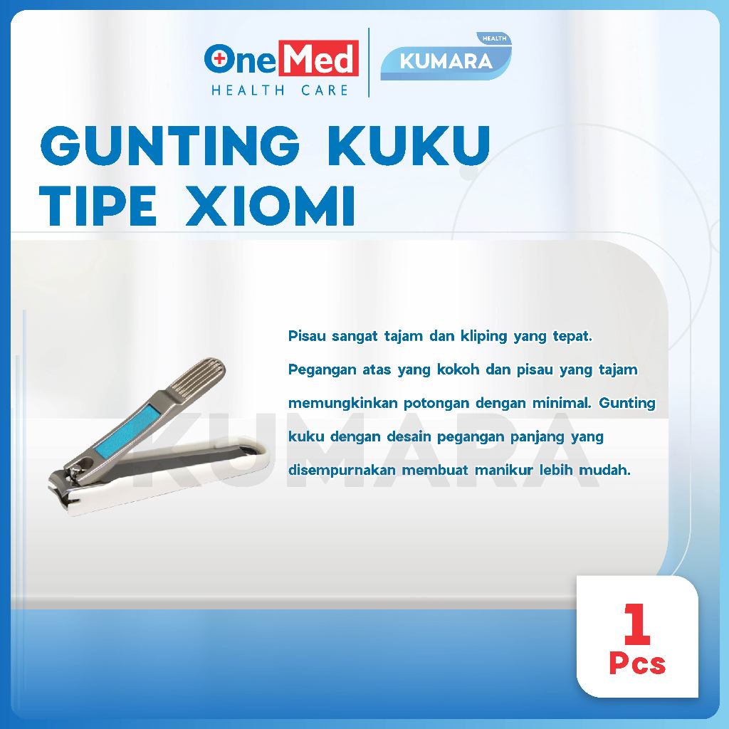 ONEMED - Gunting Kuku Stainless Steel Xiomi Pcs 2 ONEMED - Gunting Kuku Stainless Steel Xiomi Pcs - Image 2