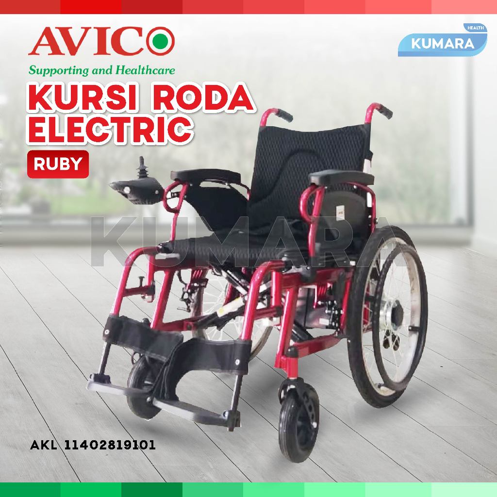 AVICO - Kursi Roda Electric Alumunium Ruby 1 AVICO - Kursi Roda Electric Alumunium Ruby