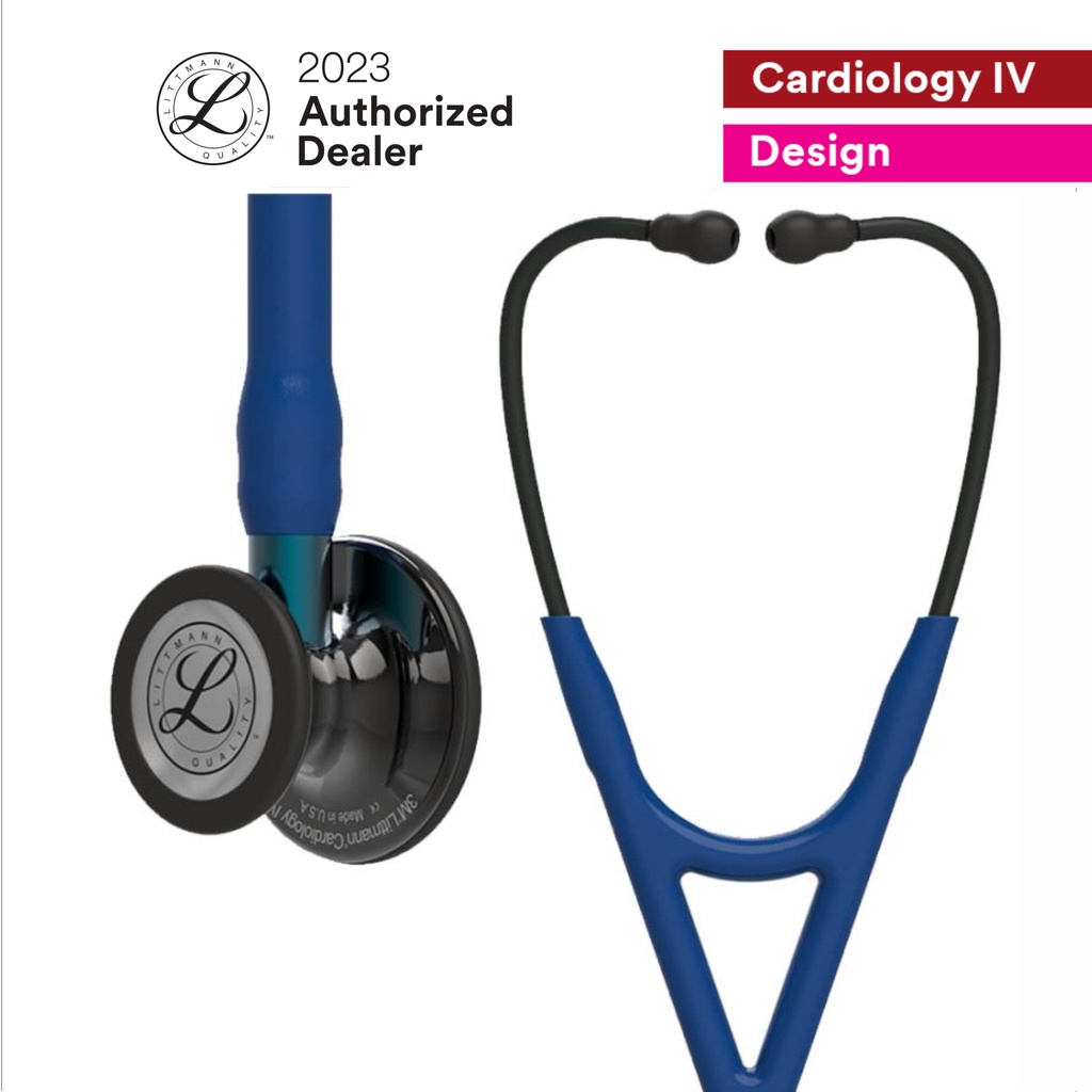 3M - Littmann Cardiology IV Stethoscope Dewasa High Polish Rainbow Black Edition / Stethoscope Littmann 3 3M - Littmann Cardiology IV Stethoscope Dewasa High Polish Rainbow Black Edition / Stethoscope Littmann - Image 3