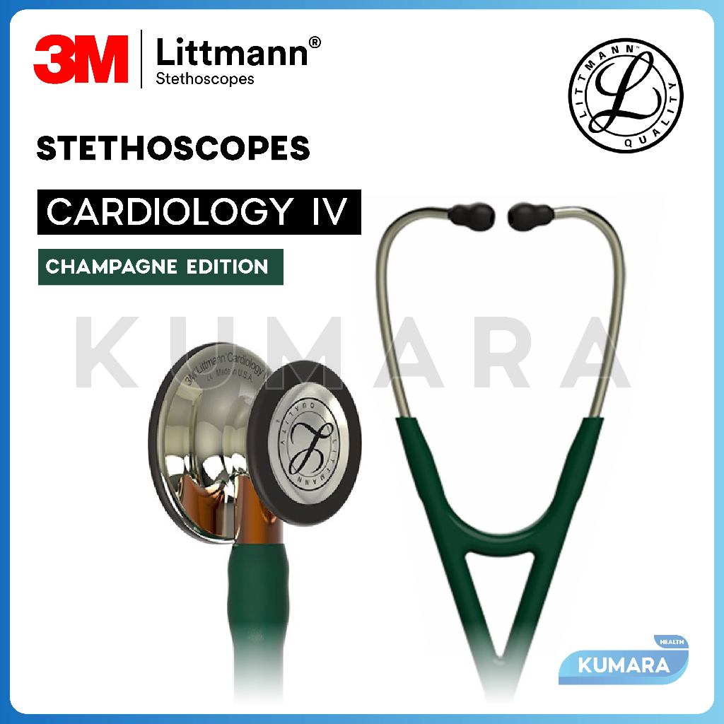 3M - Littmann Cardiology IV Stethoscope Dewasa Champagne Champagne Edition / Stethoscope Littmann 1 3M - Littmann Cardiology IV Stethoscope Dewasa Champagne Champagne Edition / Stethoscope Littmann