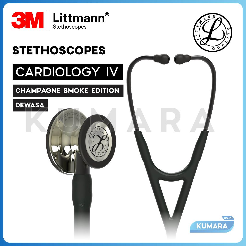 3M - Littmann Cardiology IV Stethoscope Dewasa Champagne Smoke Edition / Stethoscope Littmann 1 3M - Littmann Cardiology IV Stethoscope Dewasa Champagne Smoke Edition / Stethoscope Littmann