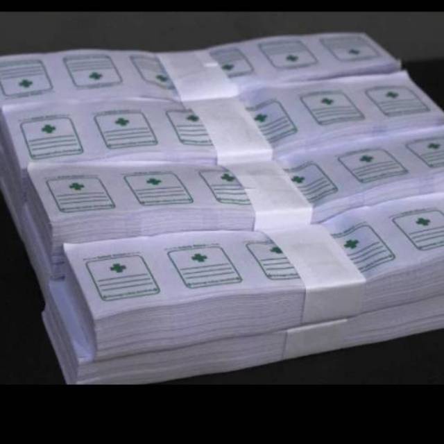 KUMARA - Kertas Press Puyer 7.5cm x 5.5cm Pack isi 1200's 1 KUMARA - Kertas Press Puyer 7.5cm x 5.5cm Pack isi 1200's