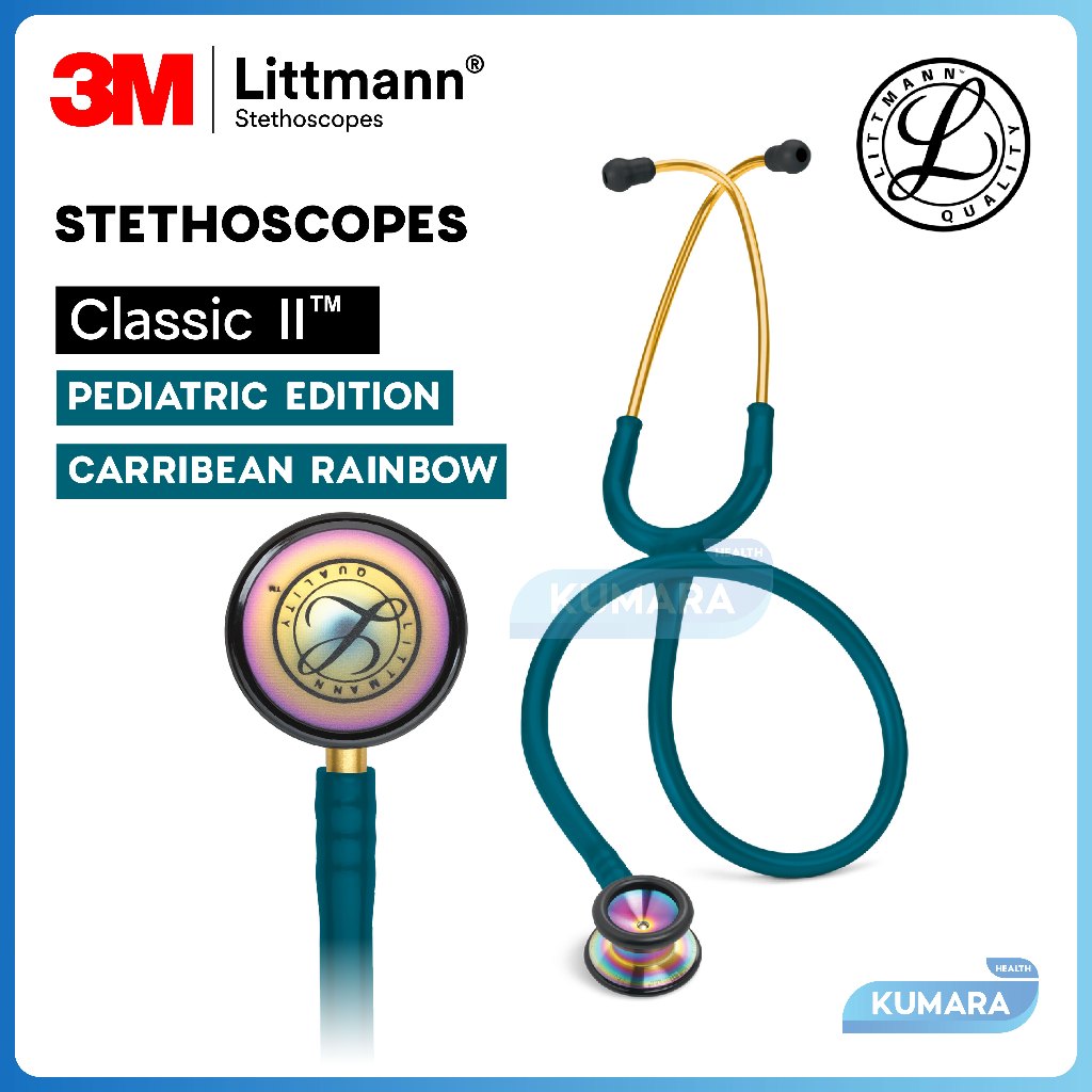 3M - Littman Classic II Stethoscope Pediatric Rainbow Edition / Stethoscope Littmann Anak 1 3M - Littman Classic II Stethoscope Pediatric Rainbow Edition / Stethoscope Littmann Anak