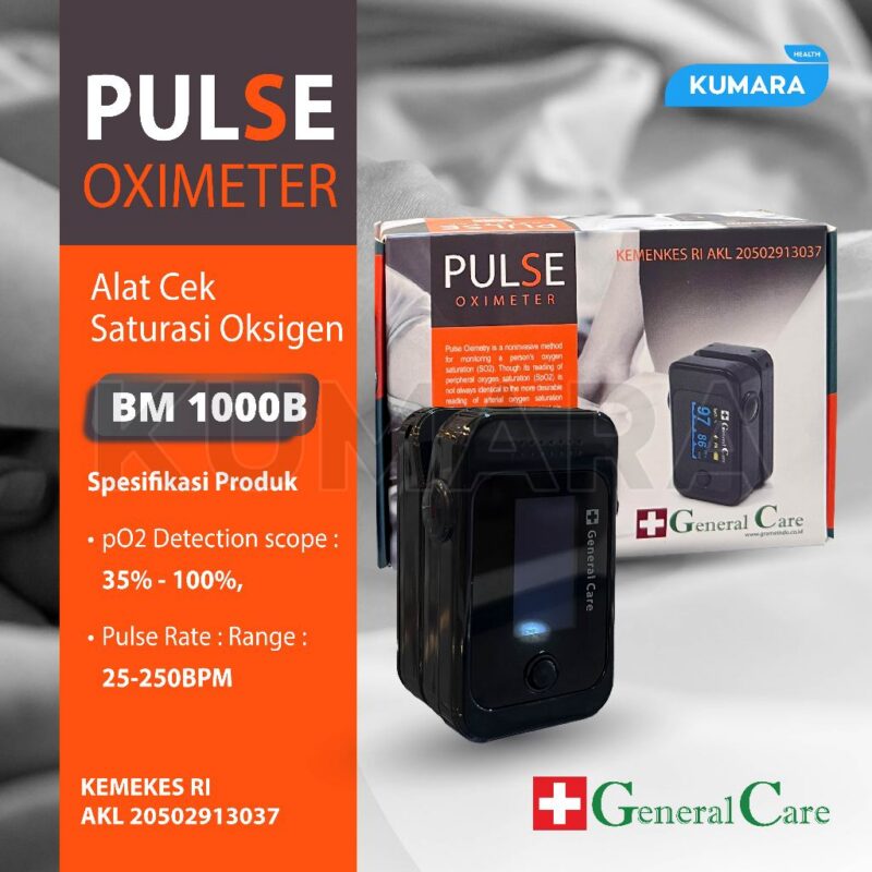 GENERAL CARE - Pulse Oximeter with PI BM1000B / Alat Cek Saturasi Oksigen 1 ginee 20260106161554426 4062500269