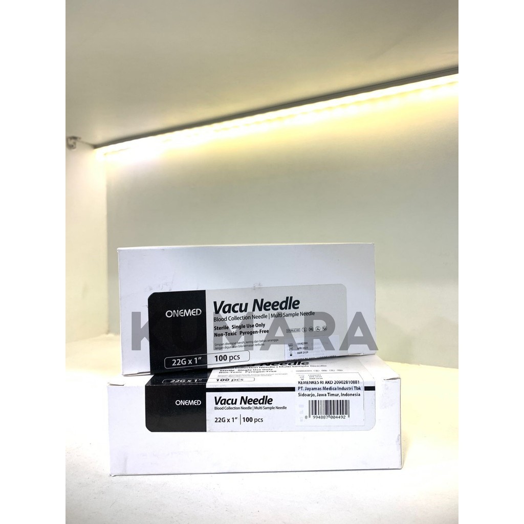 ONEMED - Vacu Needle Hitam / Needle Vacutainer Box isi 100's 3 ONEMED - Vacu Needle Hitam / Needle Vacutainer Box isi 100's - Image 3