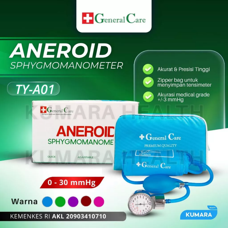 GENERAL CARE - Tensimeter Manual Aneroid Sphygmomanometer Standard 1 yjju