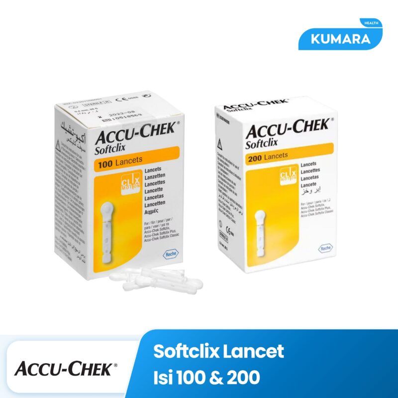 ACCU CHEK - Softclix Lancet Isi 100 dan 200 | KUMARA 1 427