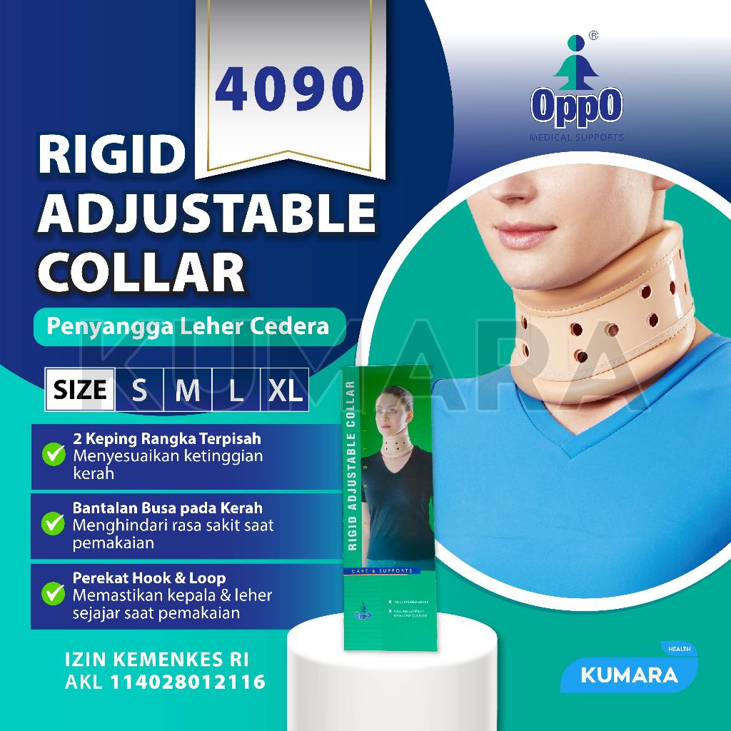 OPPO – Rigid Adjustable Collar 4090 / Penyangga Leher Neck Collar