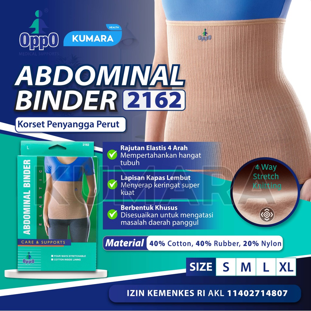 OPPO – Abdominal Binder 2162 Backpain / Korset Penyangga Perut Pasca Melahirkan