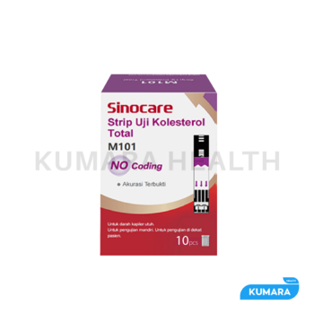 SINOCARE - Strip Uji Gula Kolesterol Asam Urat No Coding M101 5 10