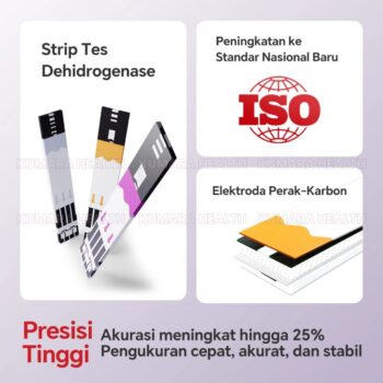 SINOCARE - Strip Uji Gula Kolesterol Asam Urat No Coding M101 7 26