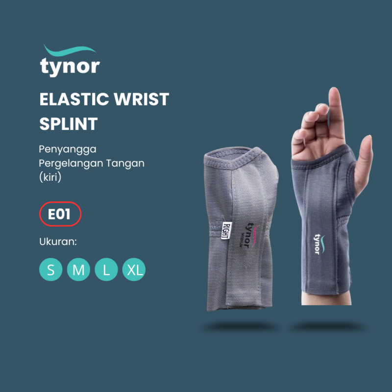 TYNOR ELASTIC WRIST SPLINT E01 LEFT 1 TYNOR
