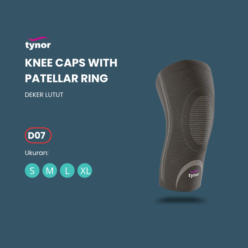 TYNOR - KNEE CAPS WITH PATELLAR RING D07 / DEKER LUTUT DENGAN PATELLA RING 1 TYNORD07