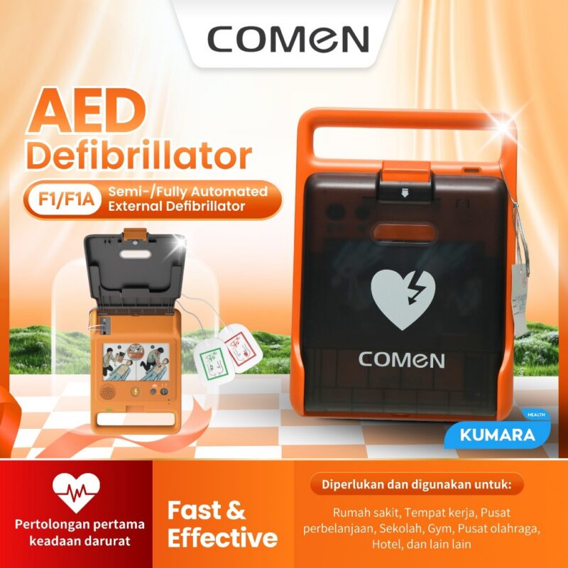 COMEN - AED F1 (Automated External Defibrillator) | Alat Defibrillator untuk Pertolongan Pertama 1 ginee 20260610102535681 3814213314