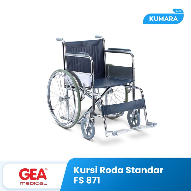 GEA - Kursi Roda Standar Rumah Sakit FS 871 | Wheelchair Economy 1 90