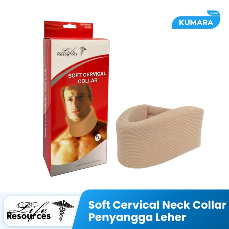 LIFE RESOURCES - Soft Cervical Neck Collar | Penyangga Leher Lembut 1 326 Cervical Neck Collar