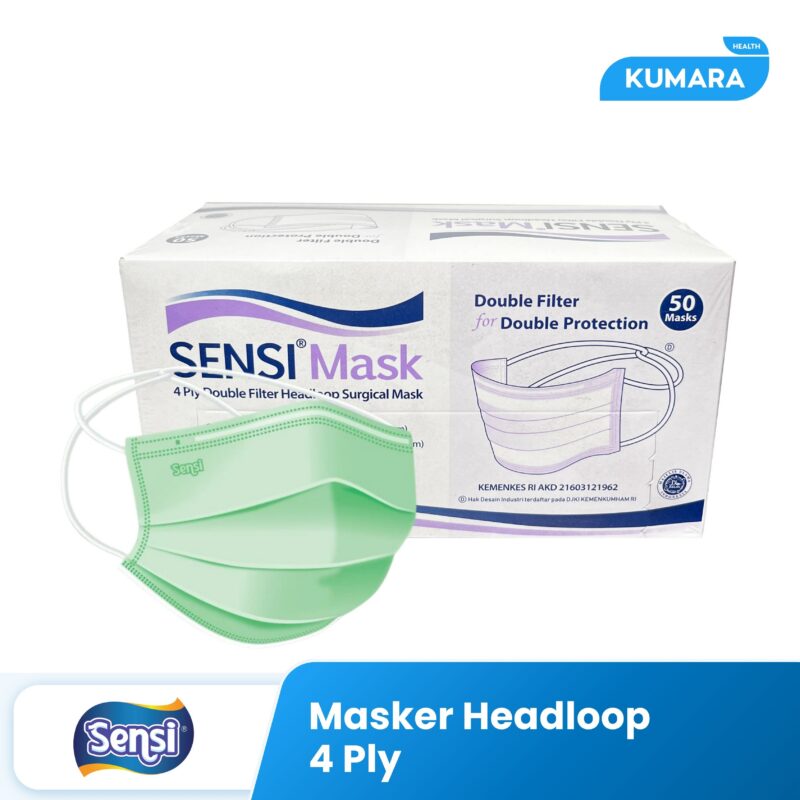 SENSI - Masker Headloop 4Ply | Masker Hijab Isi 50 | KUMARA 1 370