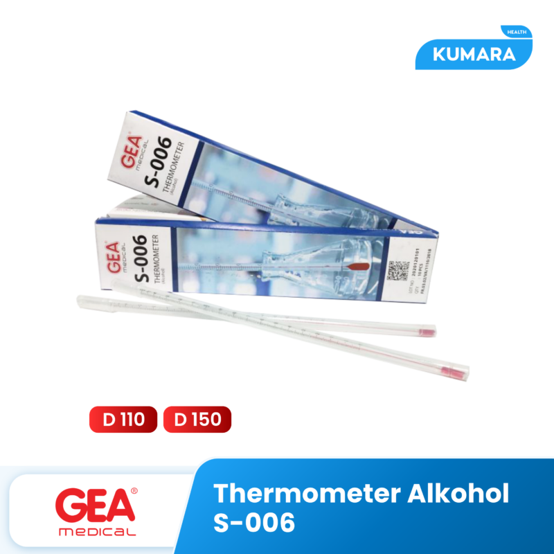 GEA - Thermometer Alcohol S-006 / Termometer Alkohol Batang 1 472 1