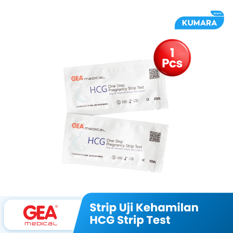 GEA - Tes kehamilan HCG Peregancy Test Strip Pcs 1 7