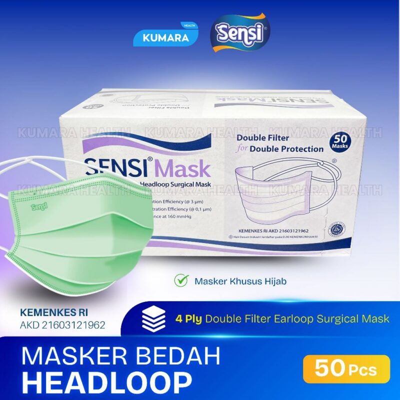 SENSI - Masker Headloop 4Ply | Masker Hijab Isi 50 | KUMARA 1 ginee 20260807171847883 1423176574
